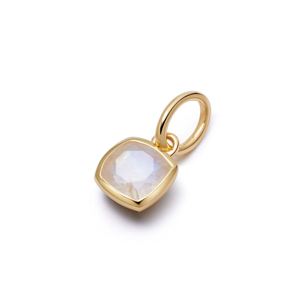 Daisy London Gold White Topaz April Birthstone Charm Necklace - MococoDaisy LondonBS16_GPNecklaces
