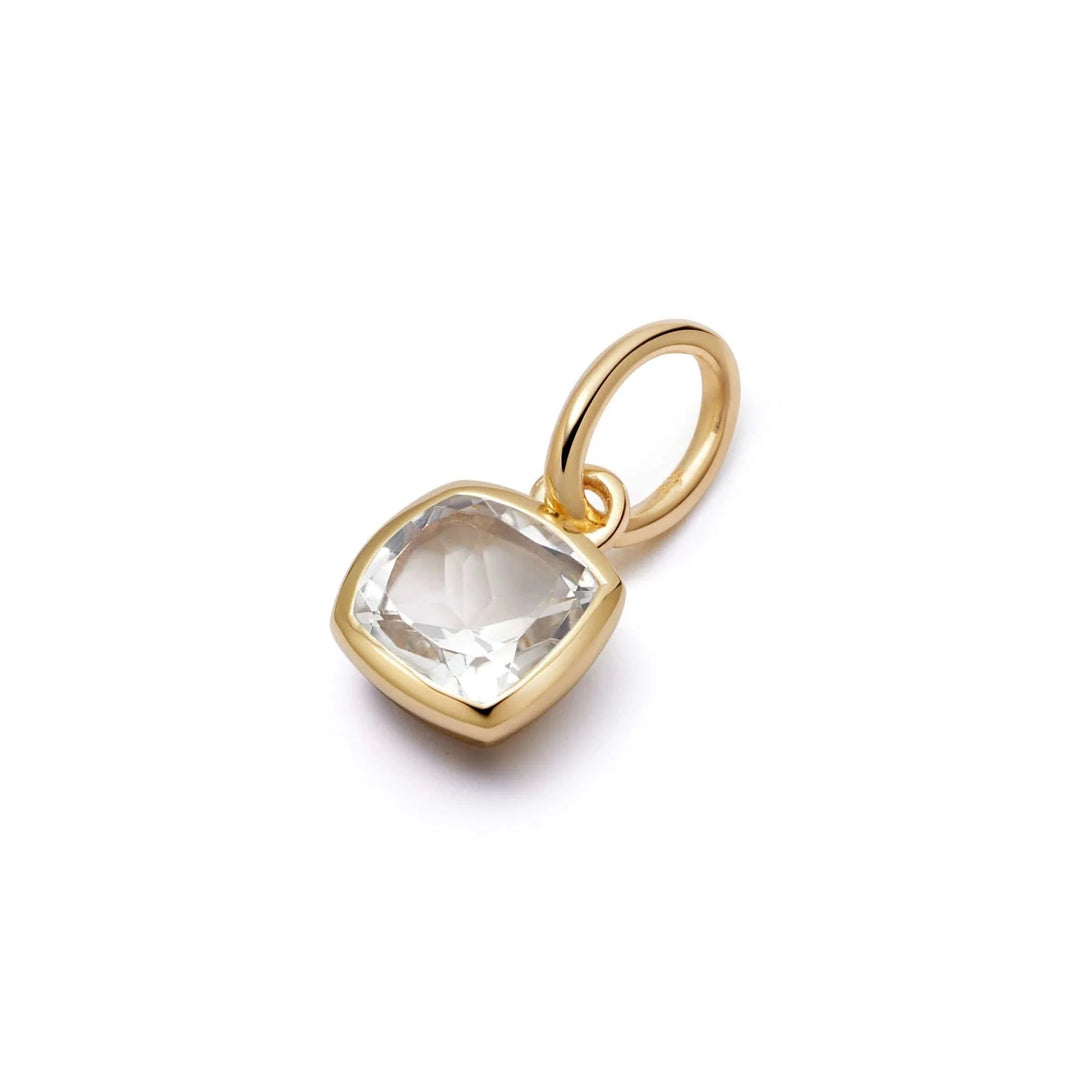 Daisy London Gold Plate Birthstone Charm Pendant