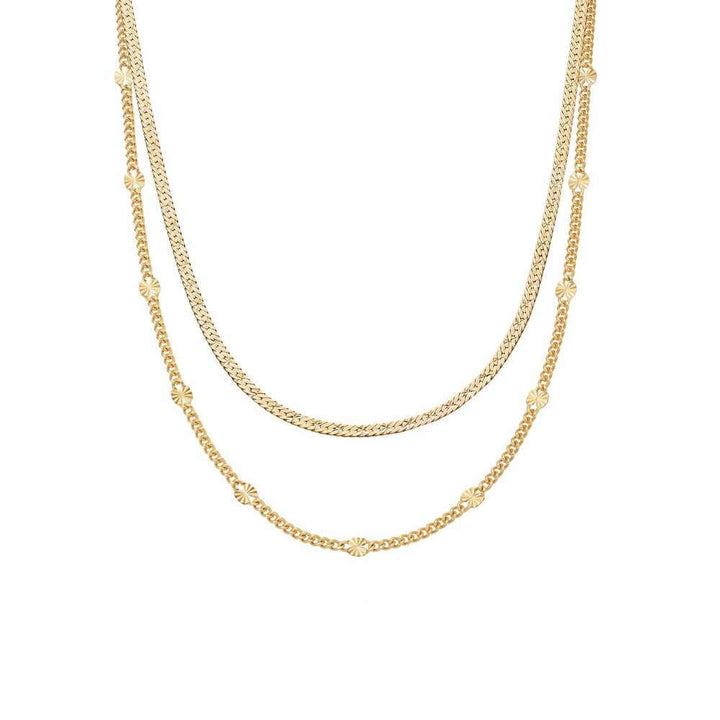 Daisy London Gold You Give Me Light' Layering Necklace Set - MococoDaisy LondonGSET34Jewellery Sets