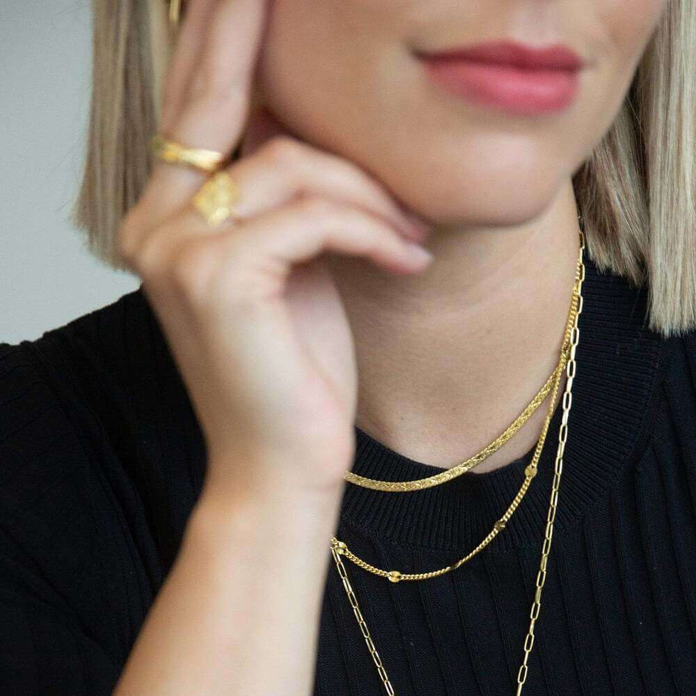 Daisy London Gold You Give Me Light' Layering Necklace Set - MococoDaisy LondonGSET34Jewellery Sets