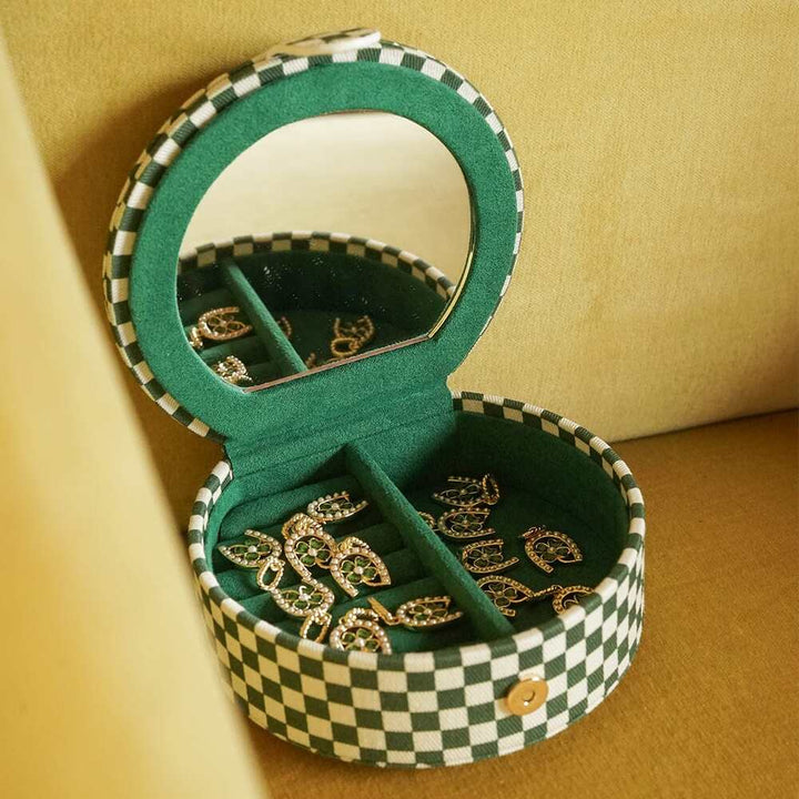 Daisy London Green Shrimps Compact Jewellery Box Additional Image - 1