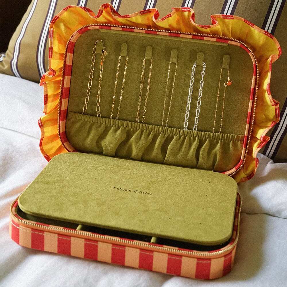 Daisy London Peach &amp; Pistachio Colours of Arley Jewellery Box Additional Image - 6