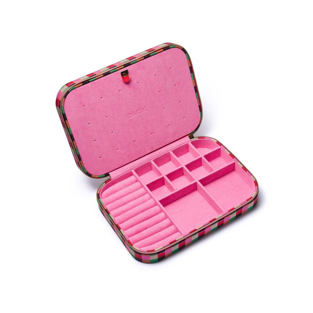 Daisy London Pink Shrimps Large Jewellery Box