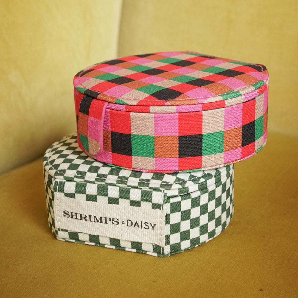 Daisy London Shrimps Compact Green Jewellery Case 5