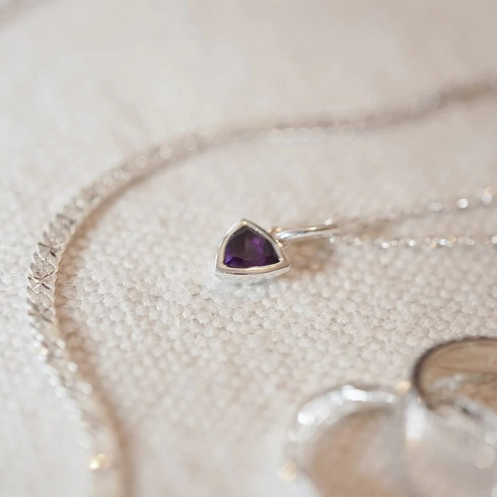 Daisy London Silver Amethyst February Birthstone Charm Pendant - MococoDaisy LondonPBS14_SLV5056104125304Charms & Links