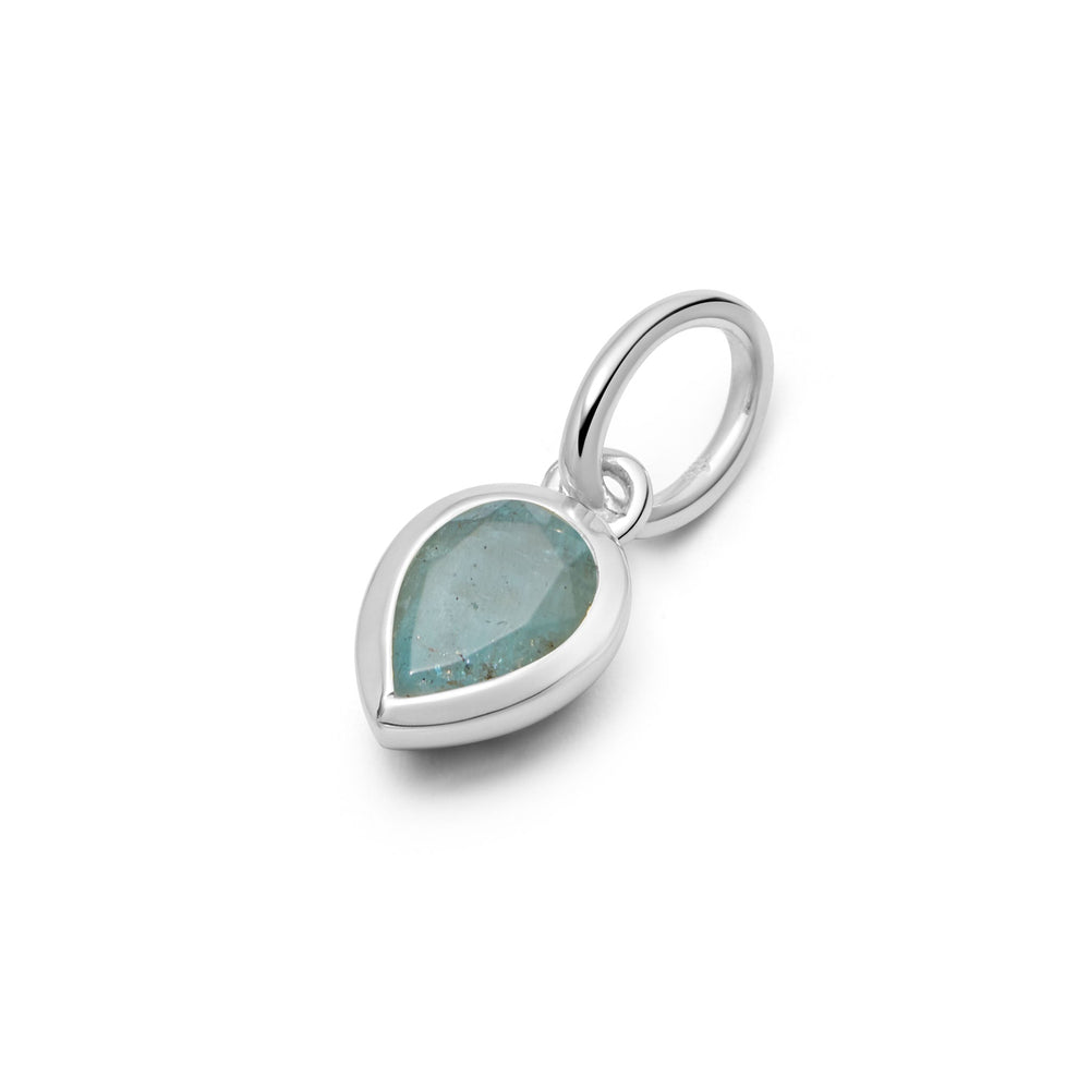 Daisy London Silver Aquamarine March Birthstone Charm Necklace - MococoDaisy LondonBS15_SLVNecklaces