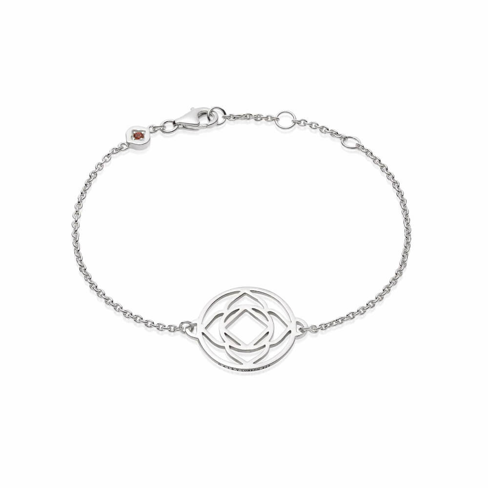 Daisy London Silver Base Stability Chakra Bracelet - MococoDaisy LondonCHKBR1008Bracelets