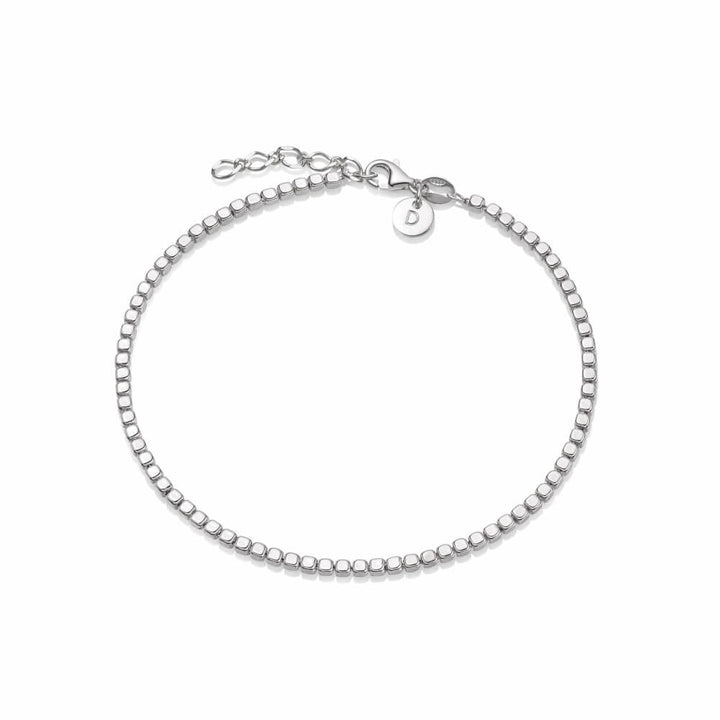 Daisy London Silver Beaded Chain Bracelet image