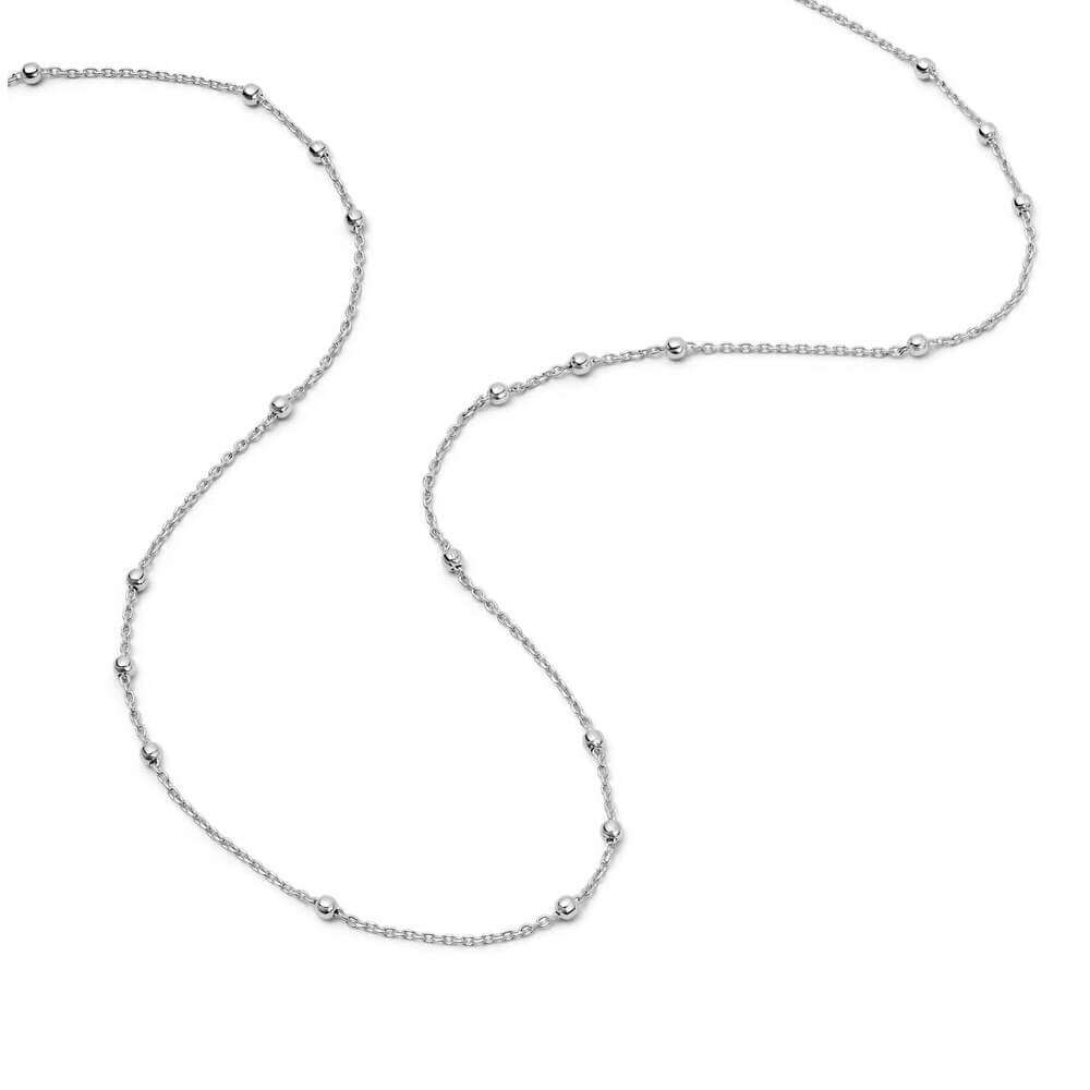 Daisy London Silver Beaded Layering Chain Necklace - MococoDaisy LondonFCBEAD_SLVNecklaces