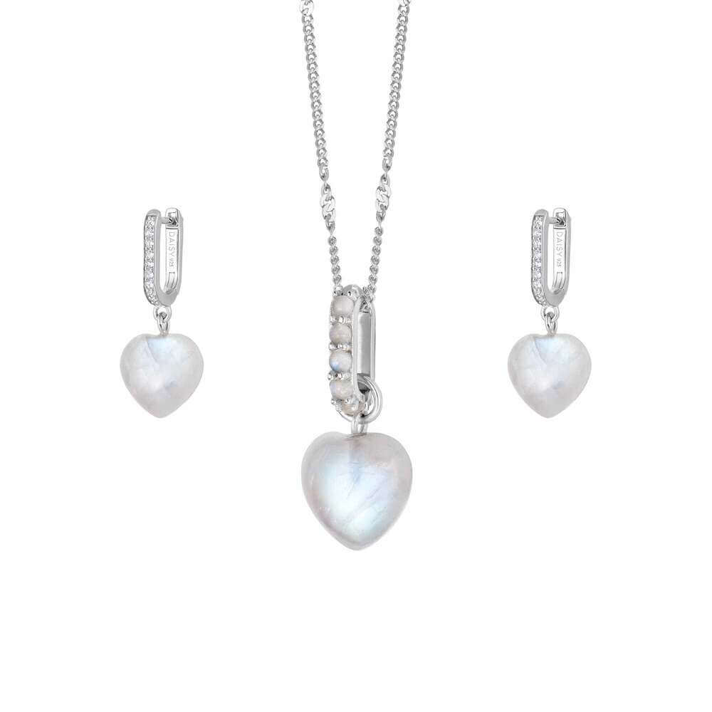 Daisy London Silver Beloved Moonstone Layering Set - MococoDaisy LondonJSET1_SLVJewellery Sets