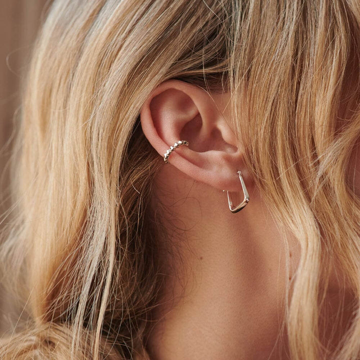 Daisy London Silver Bold Creole Hoop Earrings - MococoDaisy LondonE3110_SLVEarrings