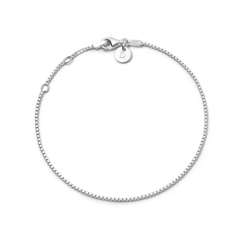 Daisy London Silver Box Layering Chain Bracelet - MococoDaisy LondonBRBOX_SLVBracelets