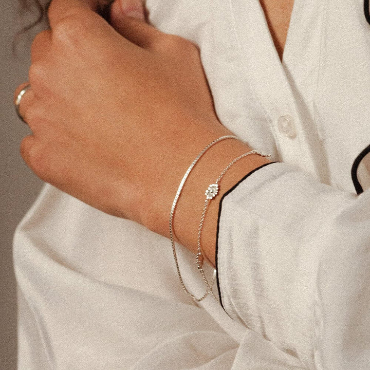 Daisy London Silver Box Layering Chain Bracelet - MococoDaisy LondonBRBOX_SLVBracelets