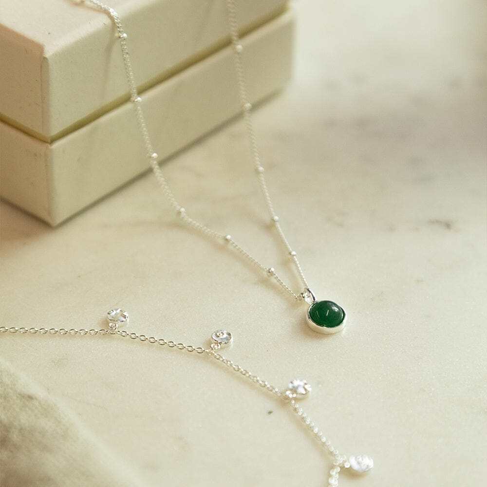 Daisy London Silver Comforting Sea Necklace Layering Set - MococoDaisy LondonGSET88_SLVJewellery Sets