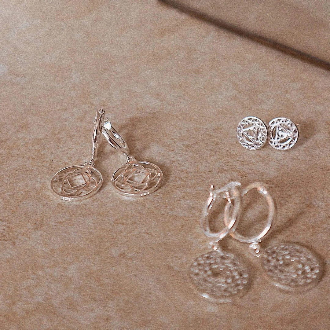Daisy London Silver Crown Chakra Earrings - MococoDaisy LondonECHK10075055379310453Earrings