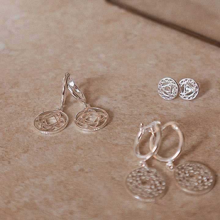 Daisy London Silver Crown Chakra Earrings - MococoDaisy LondonECHK10075055379310453Earrings