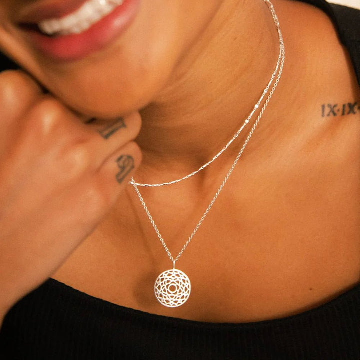 Daisy London Silver Crown Chakra Necklace - MococoDaisy LondonNCHK30075055379320186Necklaces