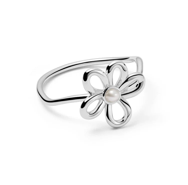Daisy London Silver Daisy Pearl Ring - MococoDaisy LondonBPR04_SLV_SRings