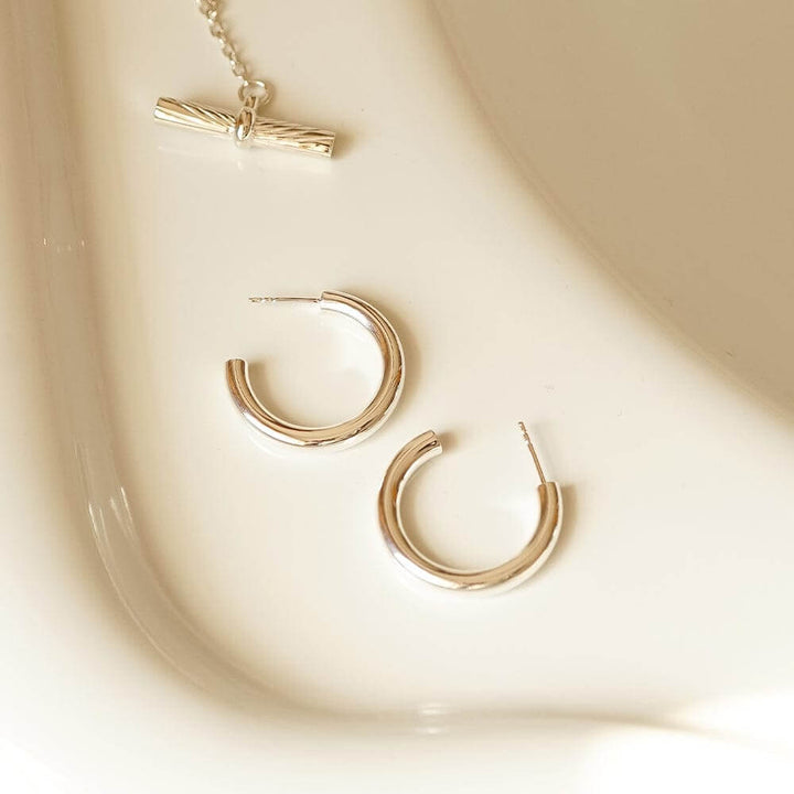 Daisy London Silver Double Bold Earring Stack - MococoDaisy LondonGSET110Earrings