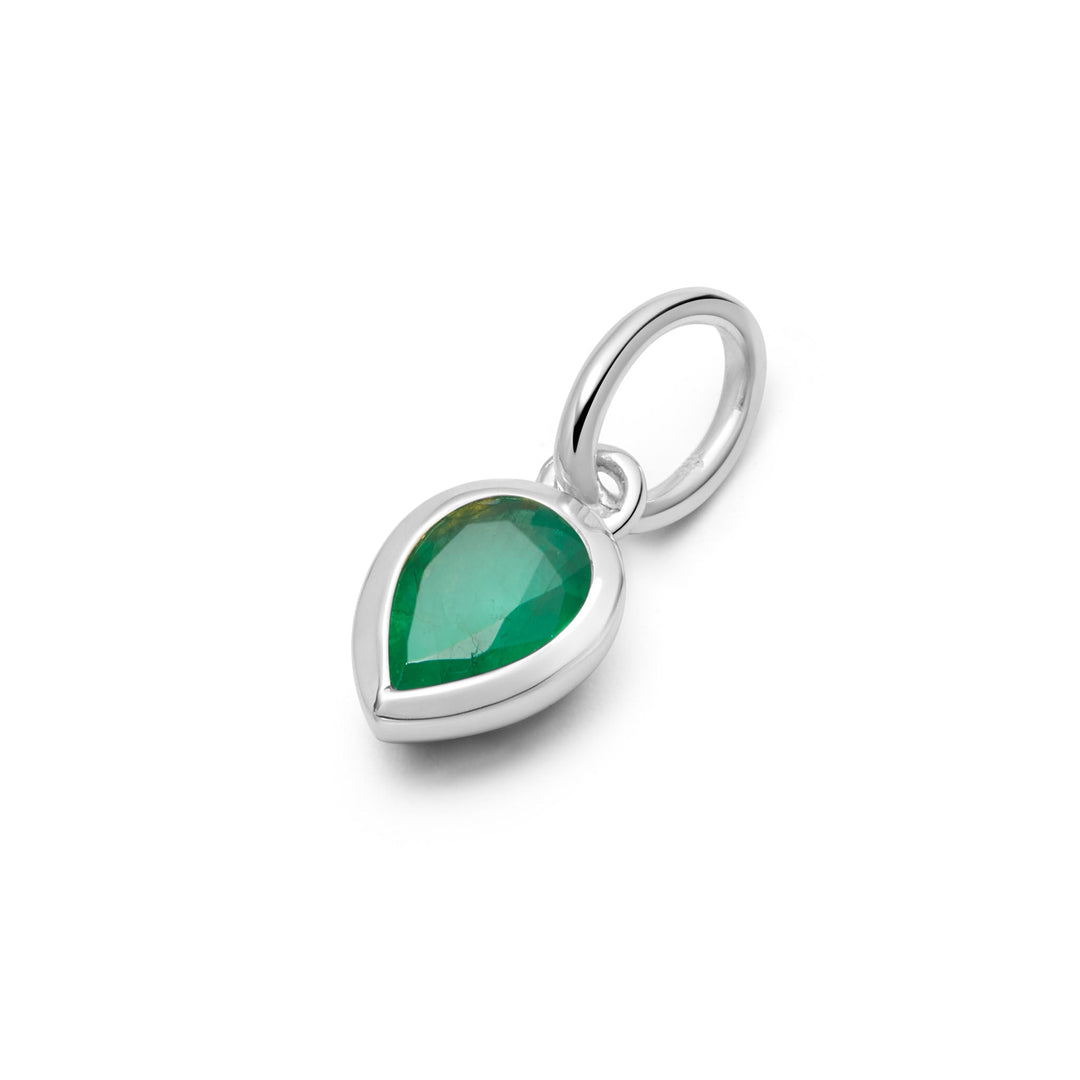 Daisy London Silver Emerald May Birthstone Charm Pendant - MococoDaisy LondonPBS17_SLV5056104125366Charms & Links