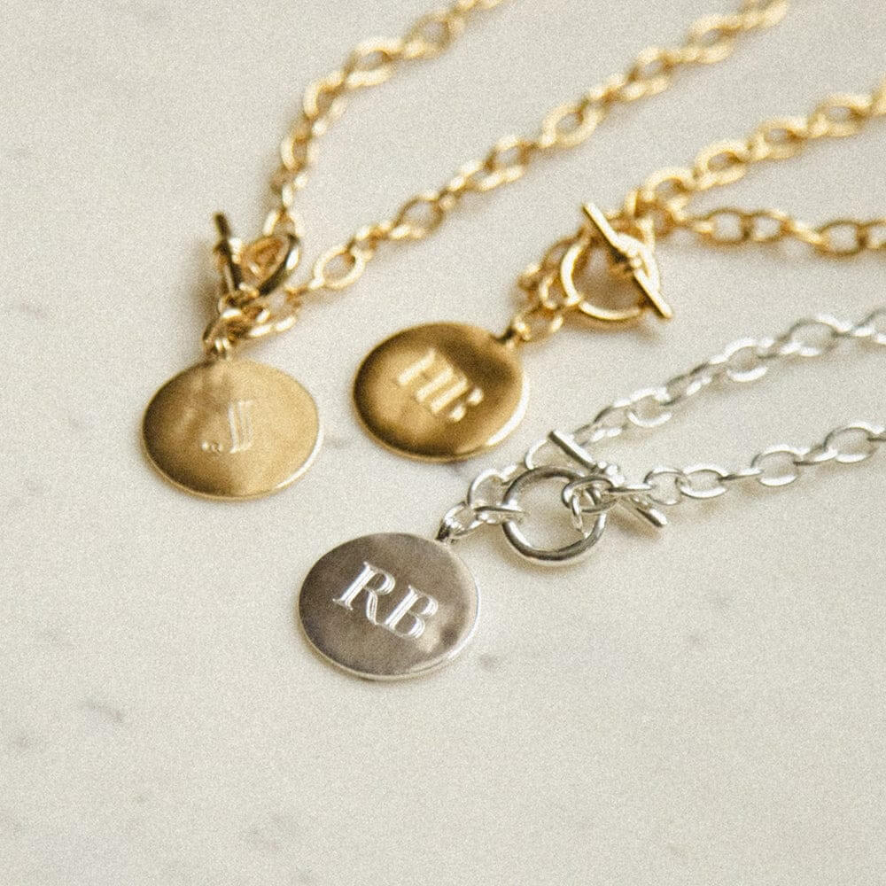 Daisy London Silver Engravable Medallion Necklace - MococoDaisy LondonEGN03_SLVNecklaces
