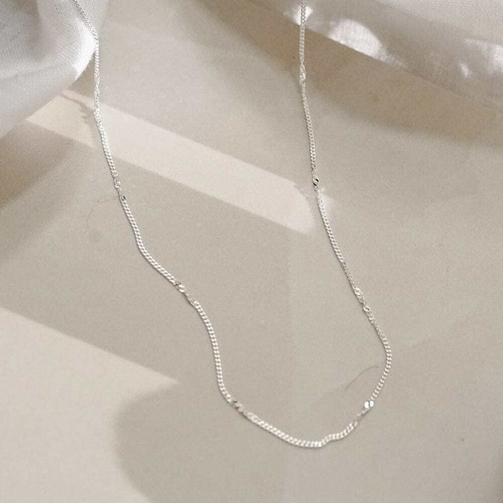 Daisy London Silver Estee Lalonde Forever Chain Necklace - MococoDaisy London3ELN25_SLVNecklaces