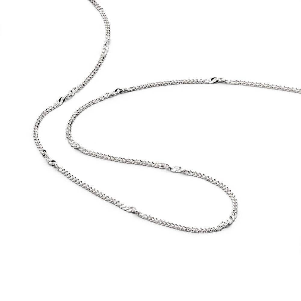 Daisy London Silver Estee Lalonde Forever Chain Necklace - MococoDaisy London3ELN25_SLVNecklaces
