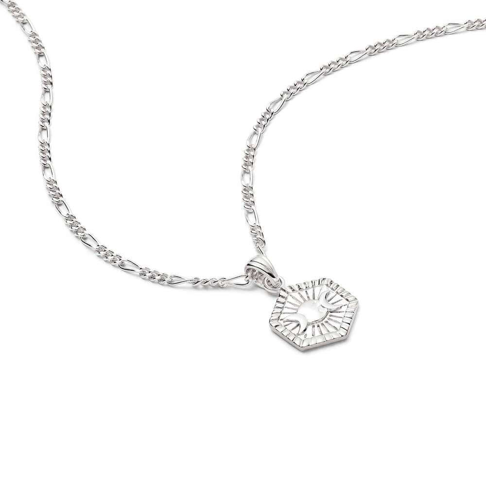 Daisy London Silver Estee Lalonde Goddess Hexagonal Necklace - MococoDaisy London2ELN17_SLVNecklaces