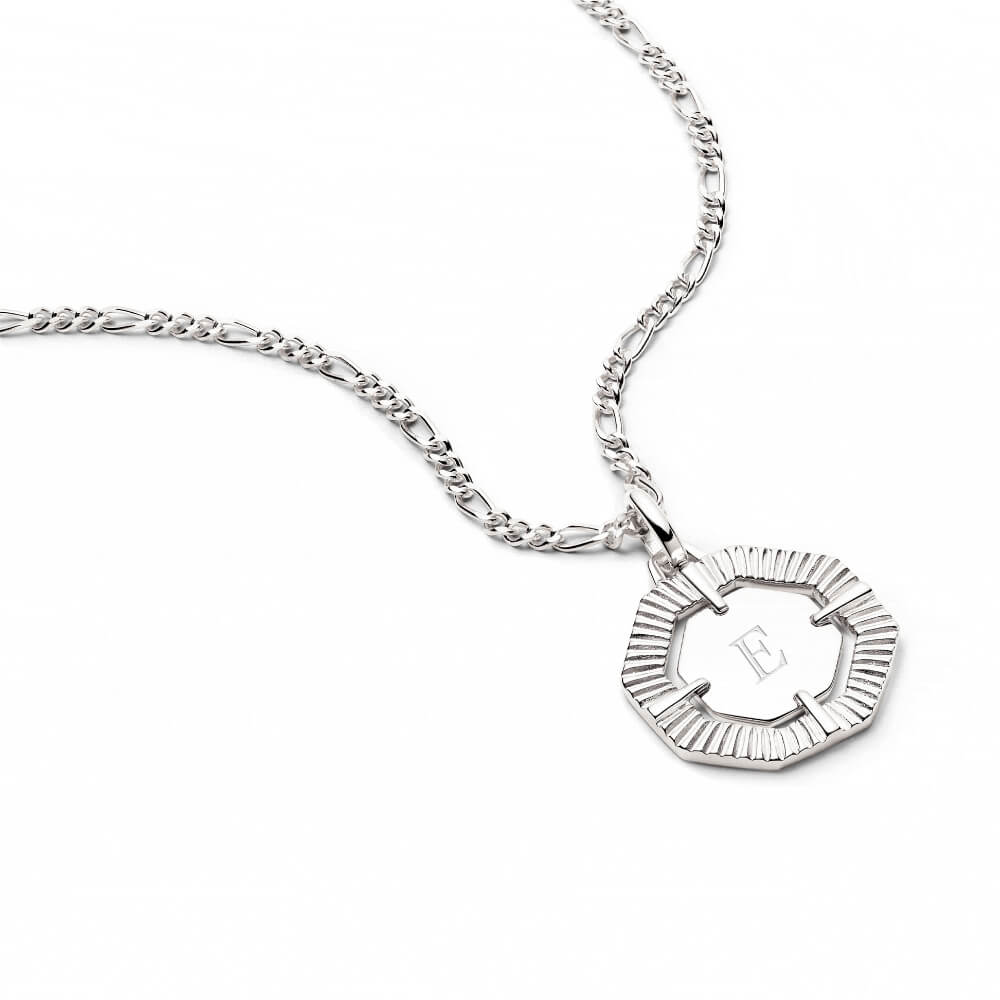 Daisy London Silver Estee Lalonde Octagonal Necklace - MococoDaisy LondonELN05_SLVNecklaces