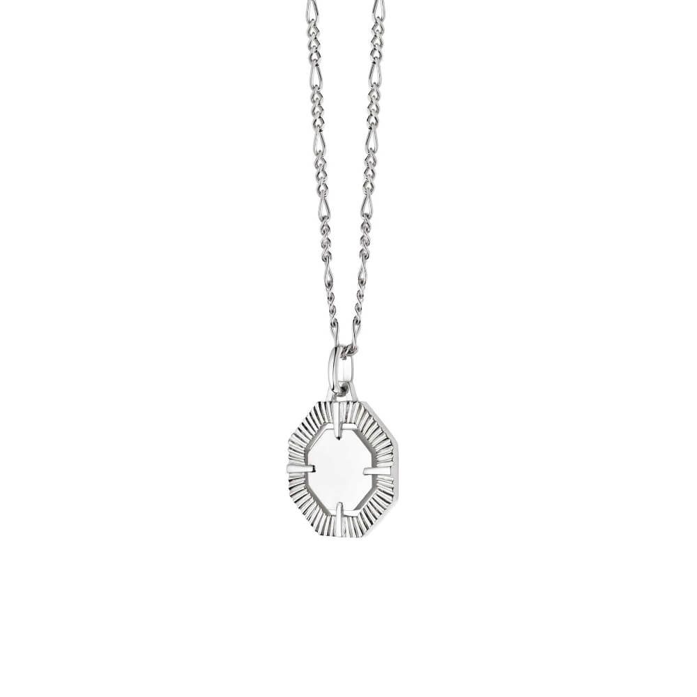 Daisy London Silver Estee Lalonde Octagonal Necklace - MococoDaisy LondonELN05_SLVNecklaces