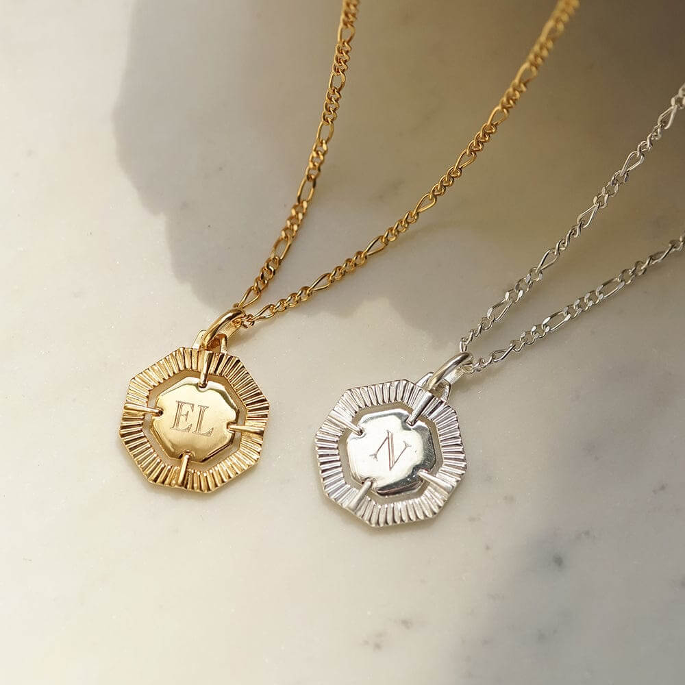 Daisy London Silver Estee Lalonde Octagonal Necklace - MococoDaisy LondonELN05_SLVNecklaces
