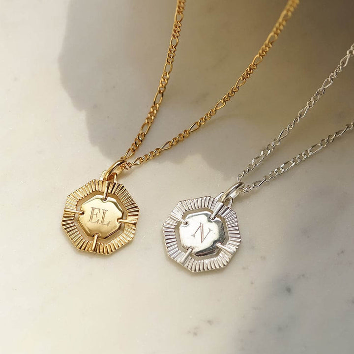 Daisy London Silver Estee Lalonde Octagonal Necklace - MococoDaisy LondonELN05_SLVNecklaces