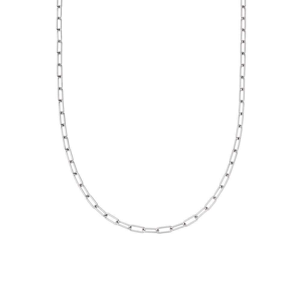 Daisy London Silver Estee Lalonde Open Box Chain Necklace - MococoDaisy London4ELN35_SLVNecklaces
