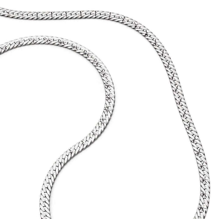 Daisy London Silver Estee Lalonde Short Snake Chain Necklace - MococoDaisy LondonELN08_SLVNecklaces
