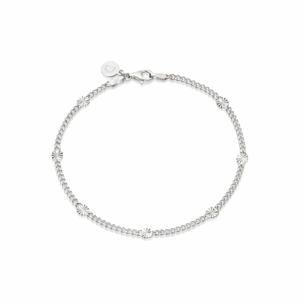 Daisy London Silver Estee Lalonde Sunburst Chain Bracelet - MococoDaisy LondonELBR07_SLVBracelets