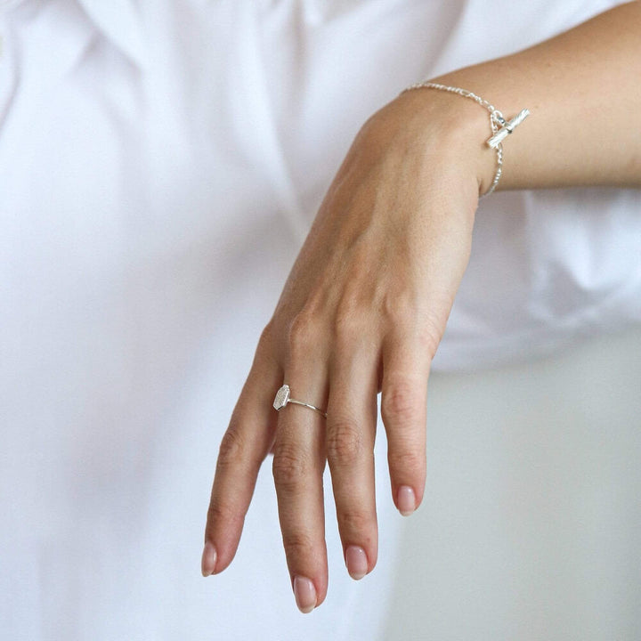 Daisy London Silver Estee Lalonde T Bar Drop Bracelet - MococoDaisy LondonELBR04_SLVBracelets