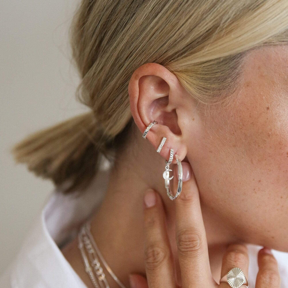 Daisy London Silver Estee Lalonde T Bar Stud Earrings - MococoDaisy LondonELE01_SLVEarrings