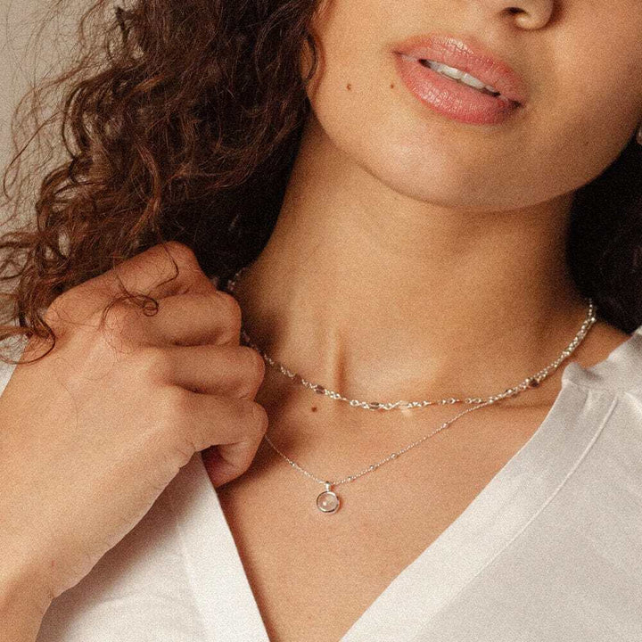 Daisy London Silver Feel The Love' Necklace Layering Set - MococoDaisy LondonLSET14_SLVJewellery Sets