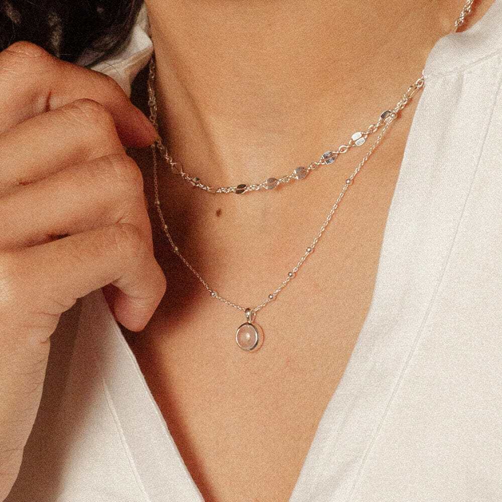 Daisy London Silver Feel The Love' Necklace Layering Set - MococoDaisy LondonLSET14_SLVJewellery Sets