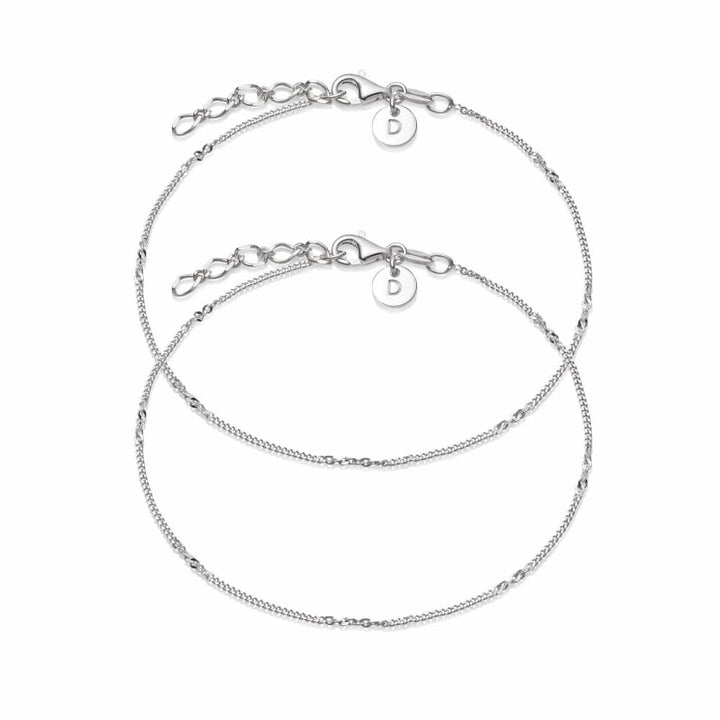 Daisy London Silver Forever Friendship Bracelet Stack - MococoDaisy LondonFRSET_2Bracelets
