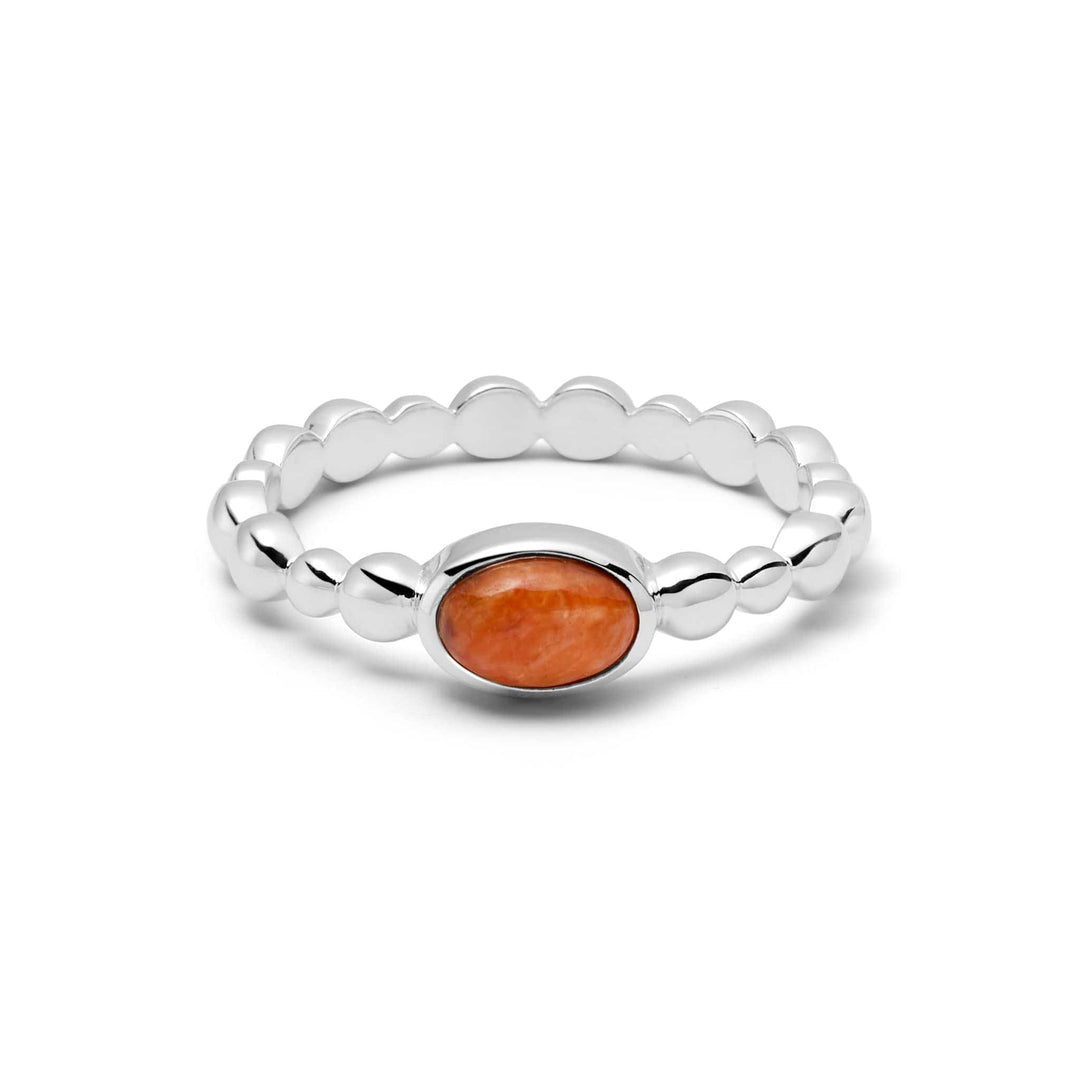 Daisy London Silver Healing Stone Ring - MococoDaisy LondonHR4005_SLV_XS5056104134757Rings
