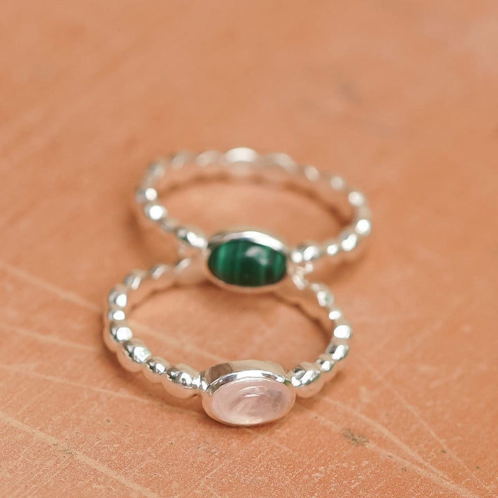 Daisy London Silver Healing Stone Ring - MococoDaisy LondonHR4005_SLV_XS5056104134757Rings