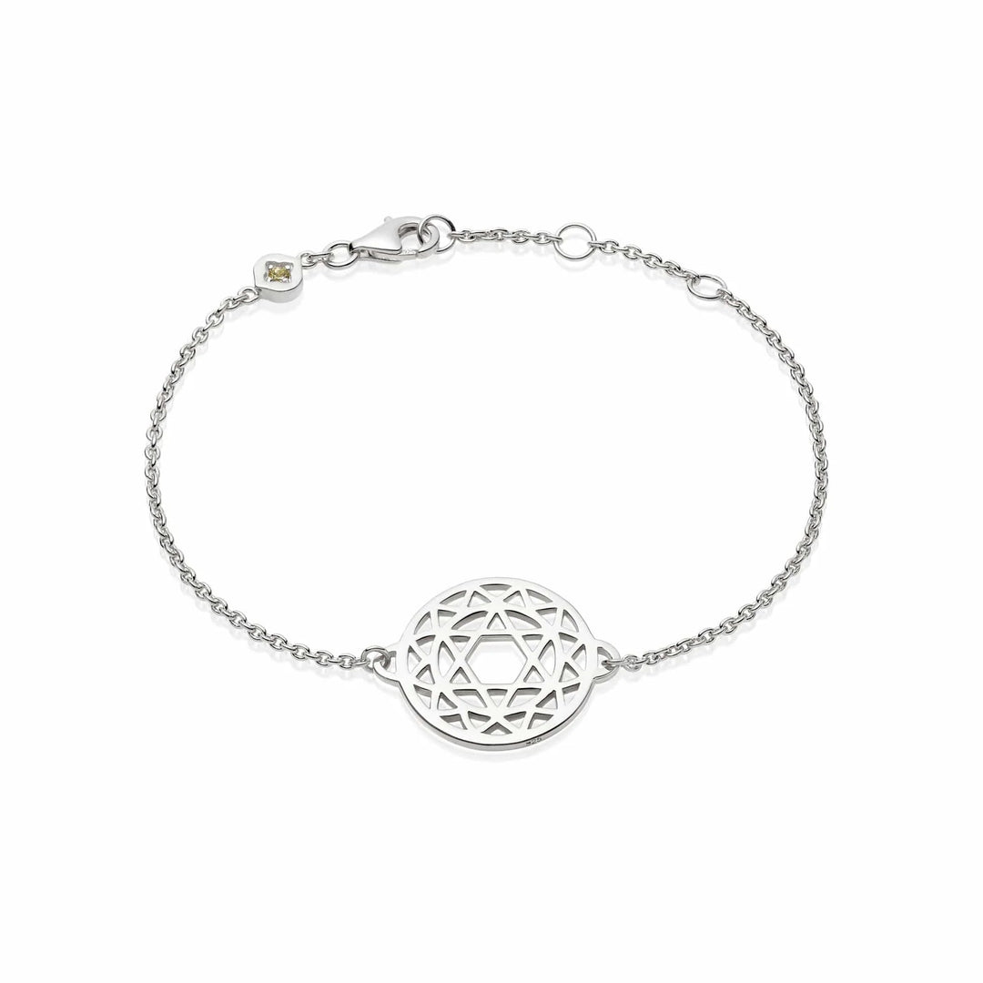 Daisy London Silver Heart Chakra Chain Bracelet - MococoDaisy LondonCHKBR10115055379310132Bracelets