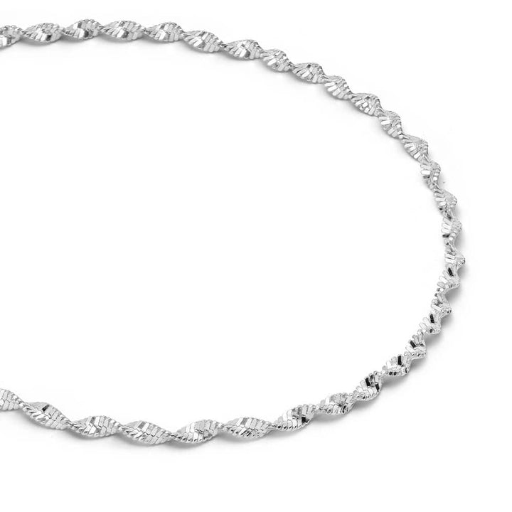 Daisy London Silver Helix Twisted Chain Bracelet - MococoDaisy LondonBRTWIST_SLVBracelets