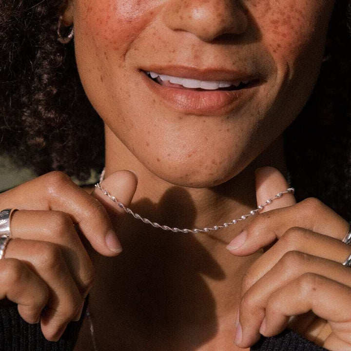 Daisy London Silver Helix Twisted Chain Layering Set - MococoDaisy LondonGSET197_SLVJewellery Sets