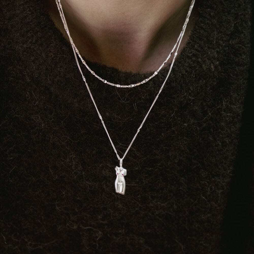 Daisy London Silver Limited Edition Pink Vita Necklace - MococoDaisy LondonAN06_SLVNecklaces