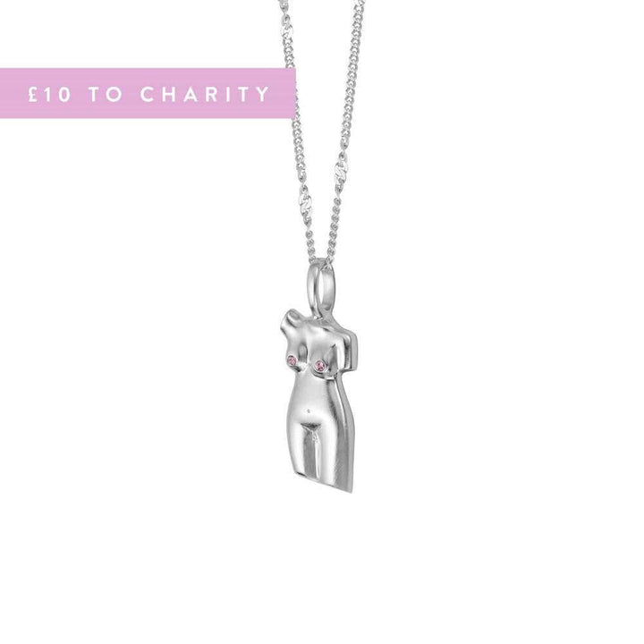 Daisy London Silver Limited Edition Pink Vita Necklace - MococoDaisy LondonAN06_SLVNecklaces