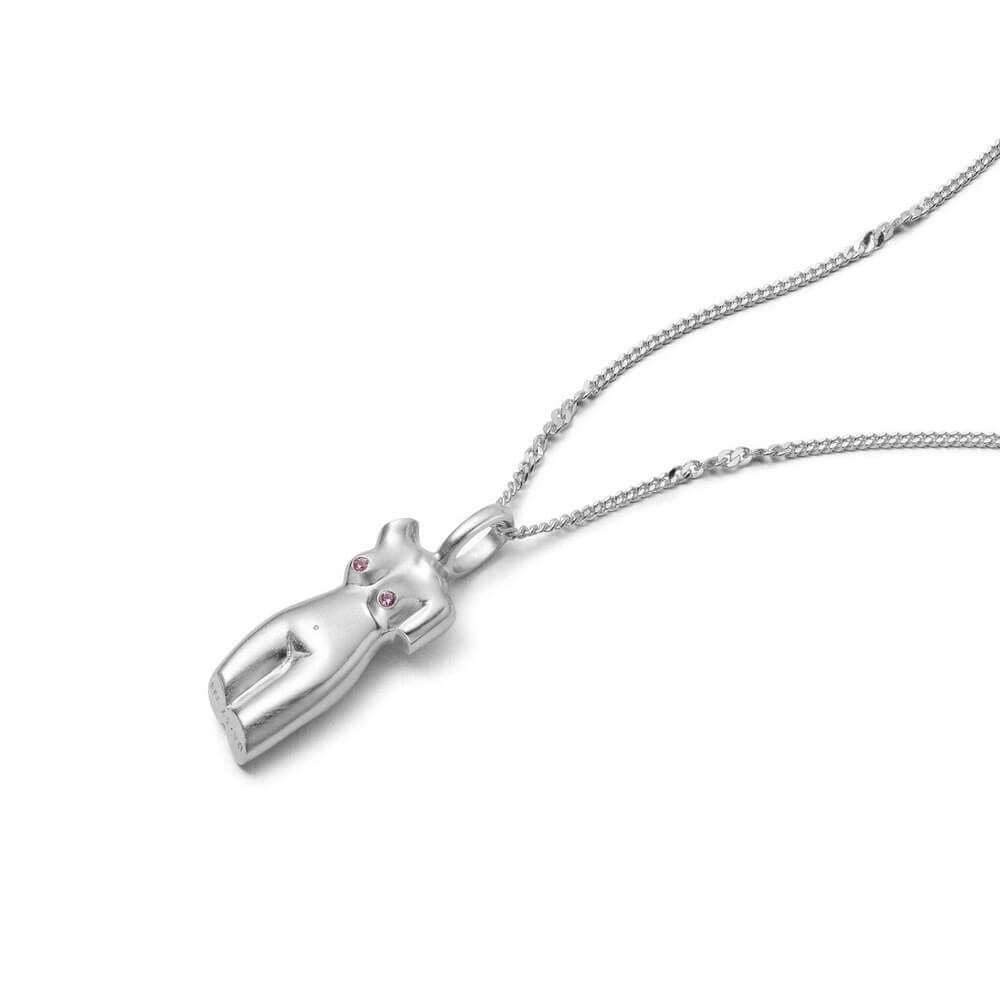 Daisy London Silver Limited Edition Pink Vita Necklace - MococoDaisy LondonAN06_SLVNecklaces