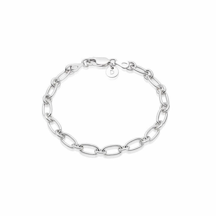 Daisy London Silver Linked Chain Bracelet - MococoDaisy LondonBRB8004_SLVBracelets