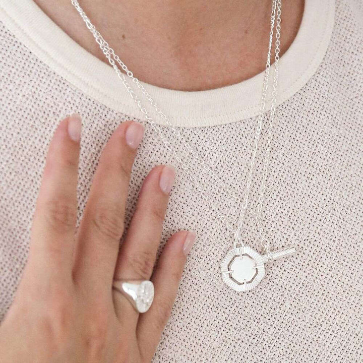 Daisy London Silver Modern Heirloom Necklace Layering Set - MococoDaisy LondonGSET32Jewellery Sets